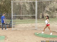 Big Tits In Sports - Teach Me How to Hold a Hard Bat - 05/01/2009