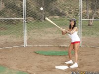 Big Tits In Sports - Teach Me How to Hold a Hard Bat - 05/01/2009