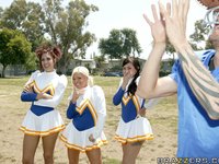 Big Tits In Sports - Cheerleader Distraction - 07/17/2009