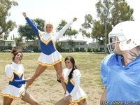 Big Tits In Sports - Cheerleader Distraction - 07/17/2009